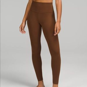 Lululemon Align High-Rise Pant 28” in Roasted Brown, Size 2